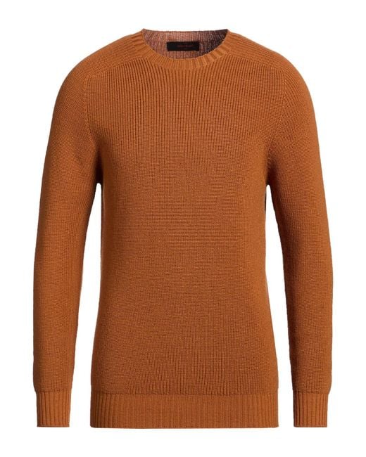 Gran Sasso Brown Jumper for men