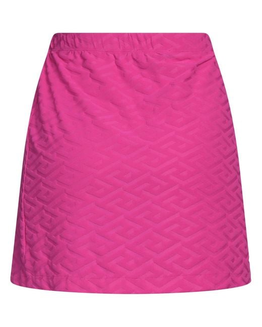 Versace Pink Mini Skirt