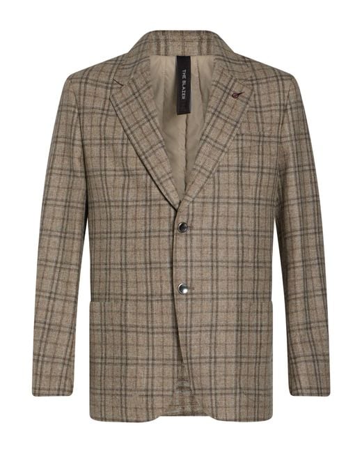 Paoloni Brown Blazer for men