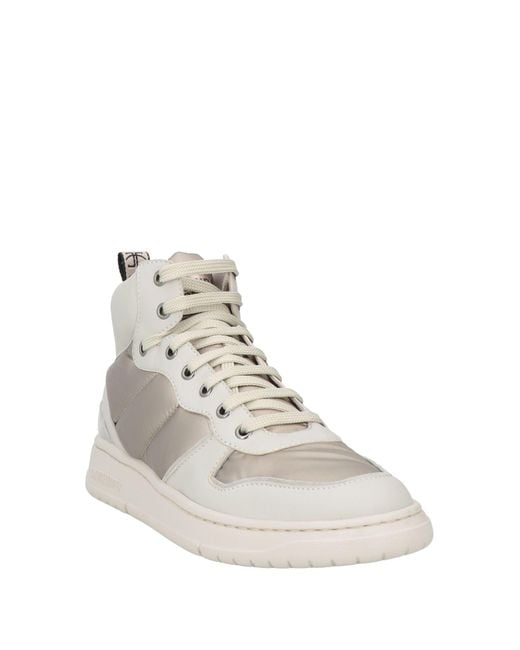 Candice Cooper Natural Sneakers Leather, Textile Fibers