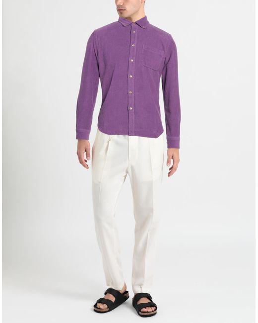 Portuguese Flannel Purple Shirt for men