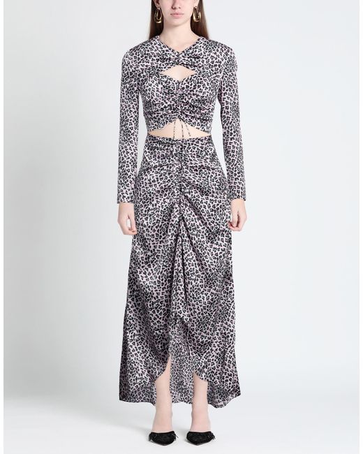 Maje Gray Midi Dress