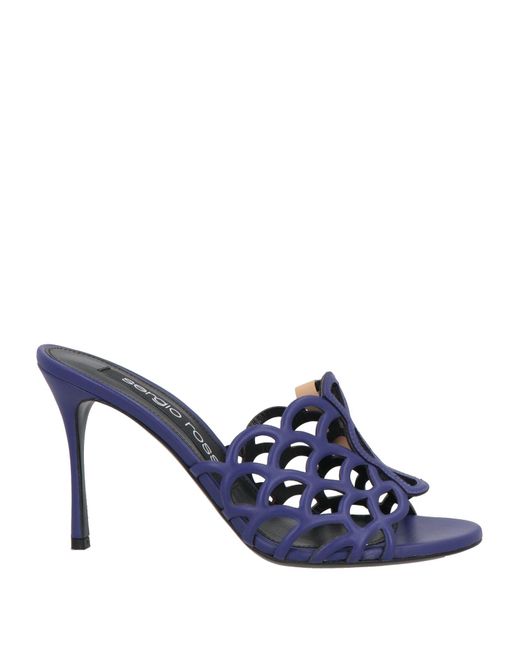 Sergio Rossi Blue Sandals