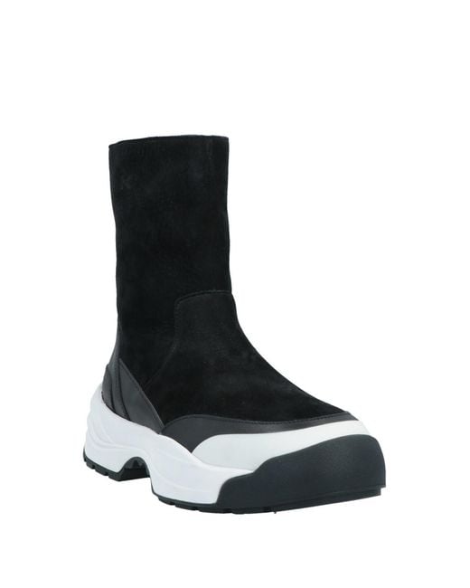 KENZO Black Ankle Boots for men