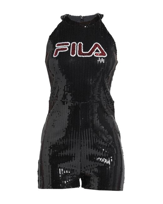 Black fila jumpsuit deals
