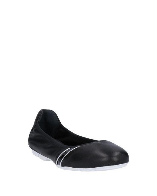 Hogan Black H511 Flat Ballerina Pumps