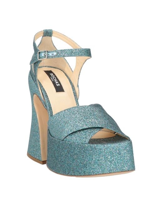 Rochas Blue Sandale