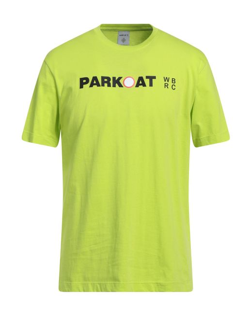 Parkoat Green Acid T-Shirt Cotton for men