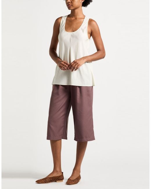 Lemaire White Cream Top Lyocell