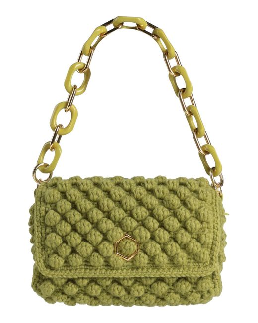 HIBOURAMA Green Handbag