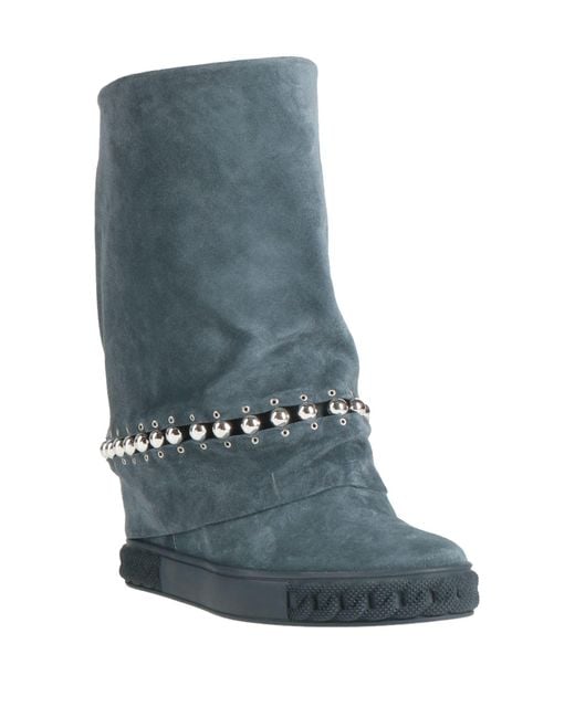 Casadei Blue Ankle Boots