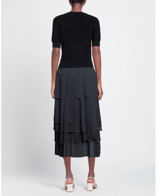 Peserico Black Midi Dress