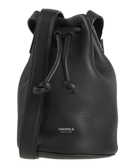 CASASOLA Black Cross-Body Bag Calfskin