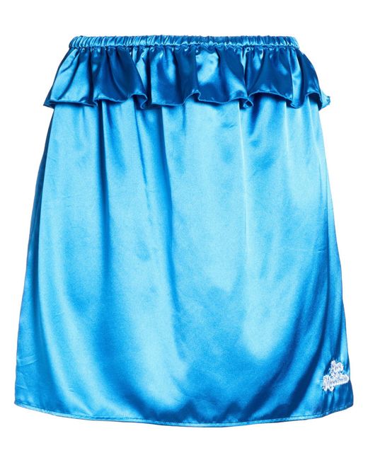 Love Moschino Blue Mini Skirt Polyester, Elastane