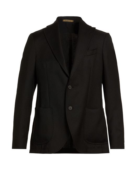 Sartoria Latorre Black Blazer Wool for men