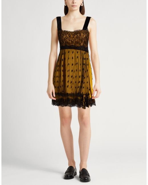 Twinset Natural Mini Dress Polyester