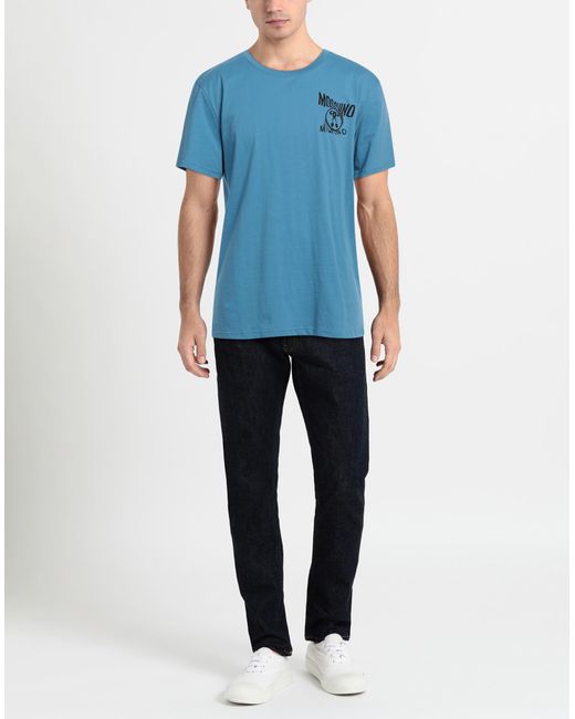 Moschino Blue T-shirt for men