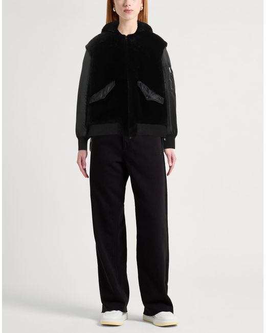 Blancha Black Shearling- & Kunstfell