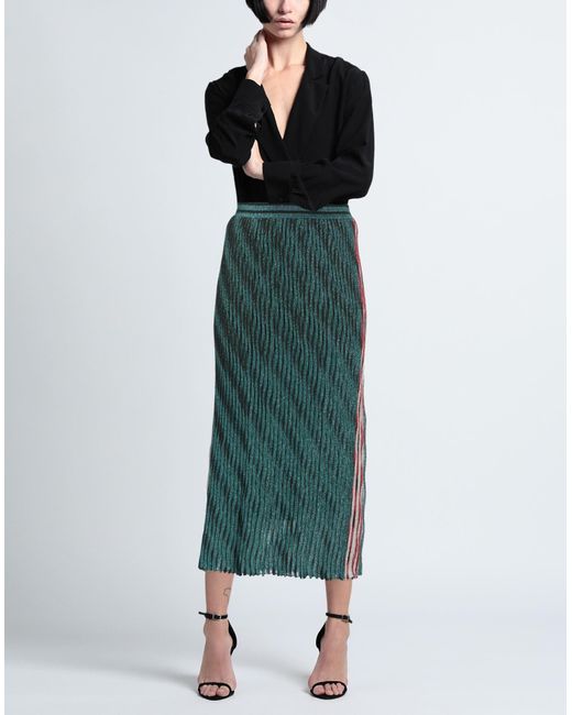 Missoni Green Midi Skirt