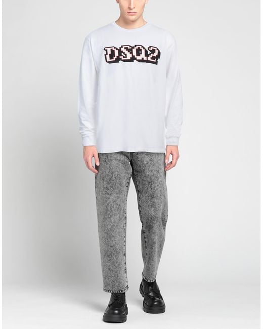 DSquared² White T-Shirt Cotton for men