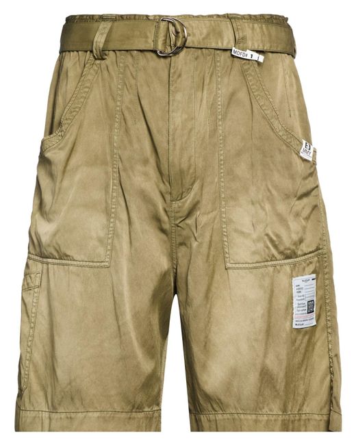 Maison Mihara Yasuhiro Green Shorts & Bermuda Shorts for men