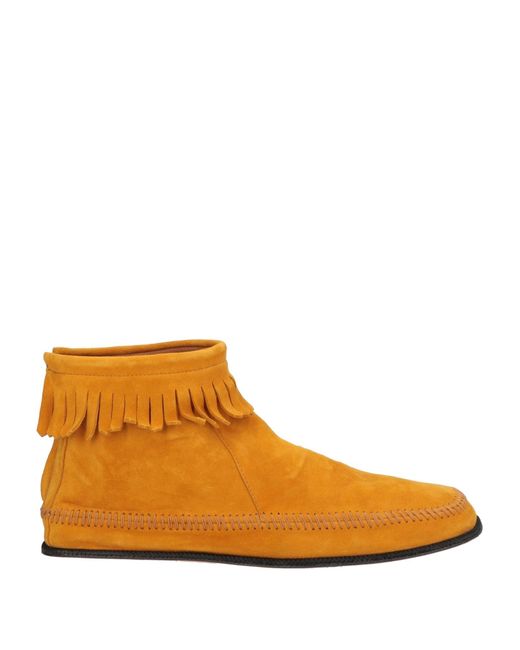 Marc Jacobs Orange Ankle Boots for men