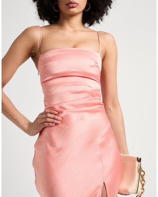 Bec & Bridge Pink Maxi Dress Polyester