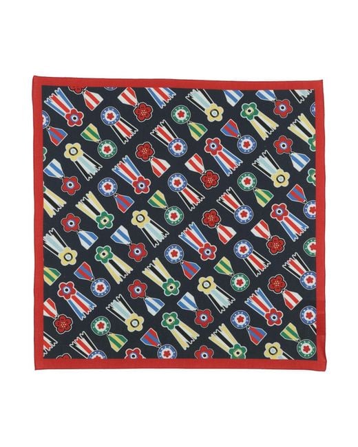 KENZO Blue Scarves for men