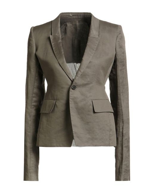 Blazer di Rick Owens in Green