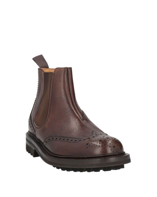 Church's Brown Dark Ankle Boots Leather for men