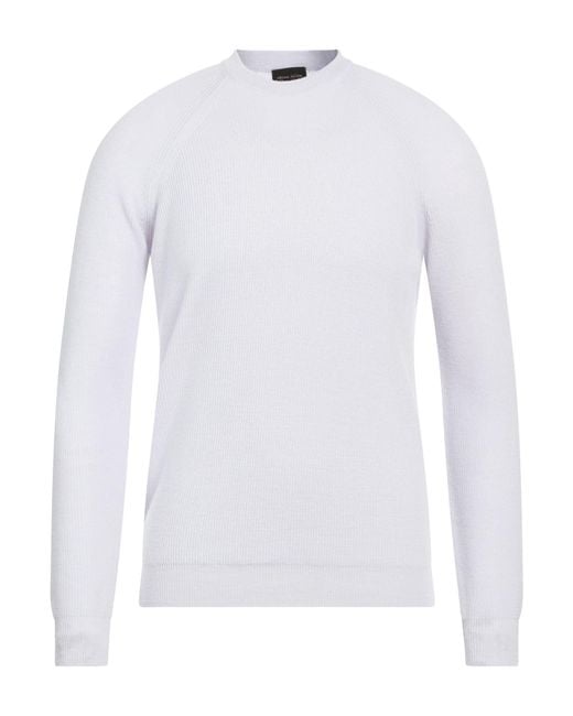 Pullover di Roberto Collina in White da Uomo