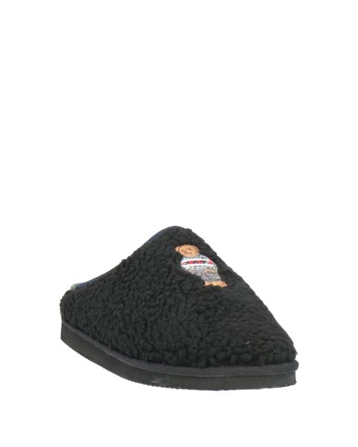 Polo Ralph Lauren Black House Slipper