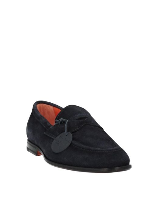 Santoni Black Loafer for men