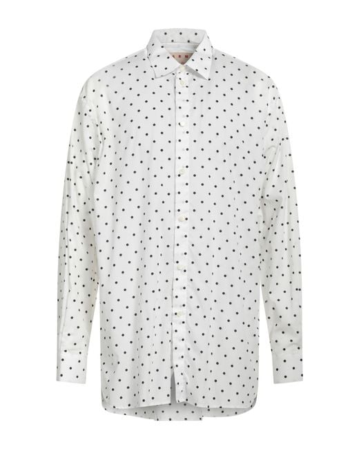 Marni White Shirt Cotton for men