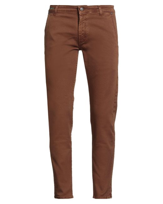 DW DENIM WORLD Brown Jeans for men
