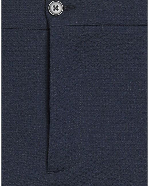 Brian Dales Blue Pants Cotton, Elastane, Nylon for men
