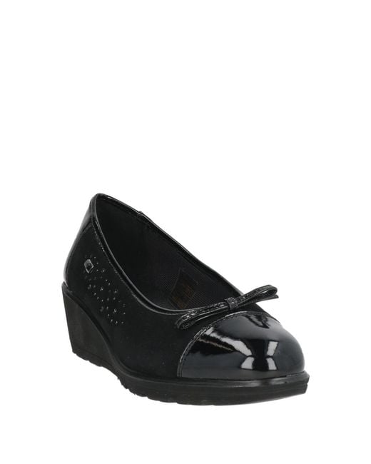 Valleverde Black Pumps Leather
