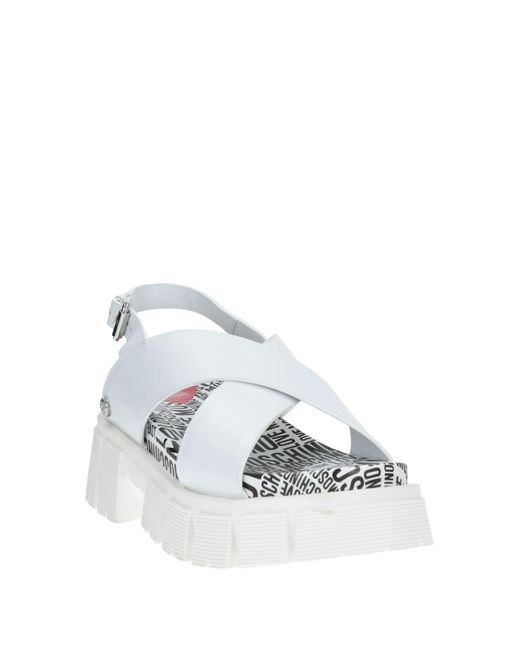 Love Moschino White Sandals