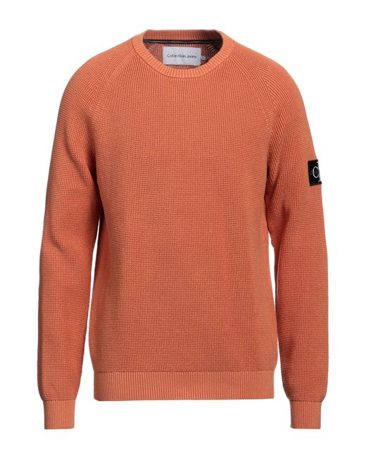 Pullover Calvin Klein pour homme en coloris Orange