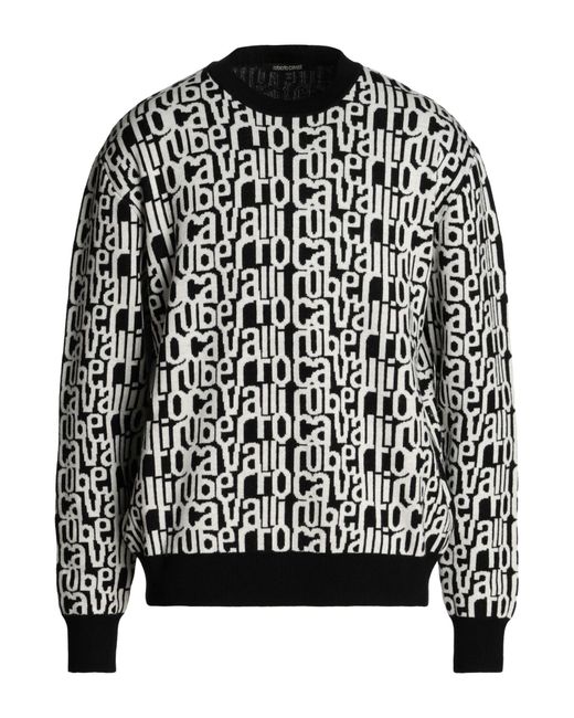 Roberto Cavalli Black Jumper for men