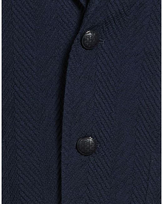 Tagliatore Blue Blazer Virgin Wool, Polyamide, Elastane for men