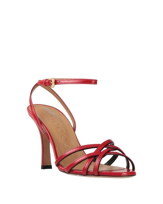 A.Bocca Red Sandals