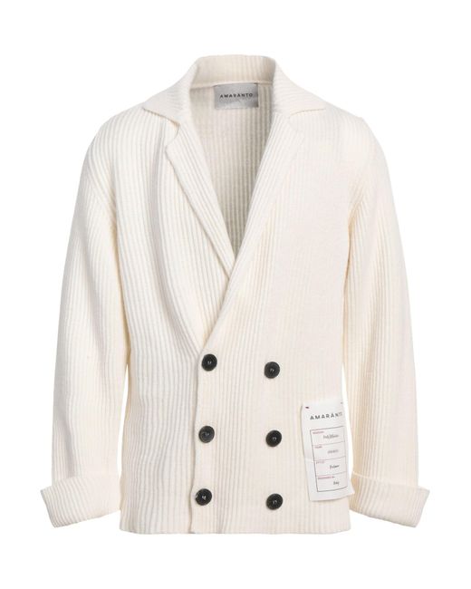 Amaranto White Blazer for men