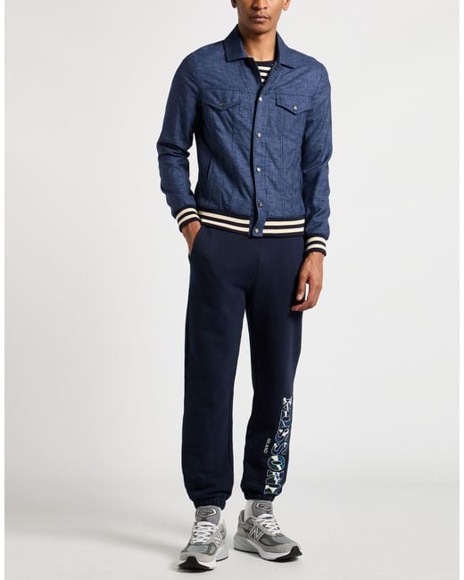 Luigi Borrelli Napoli Blue Jacket for men