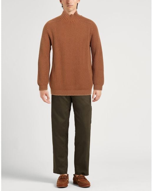 Dondup Brown Turtleneck for men