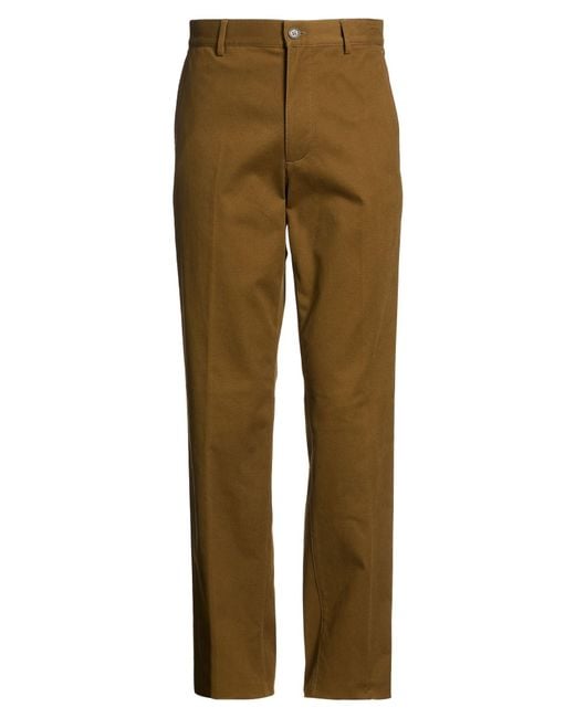 Tod's Natural Military Pants Cotton, Cashmere, Elastane for men