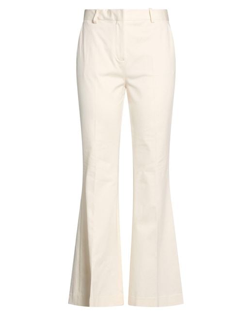 Circolo 1901 Natural Cream Pants Cotton, Elastane