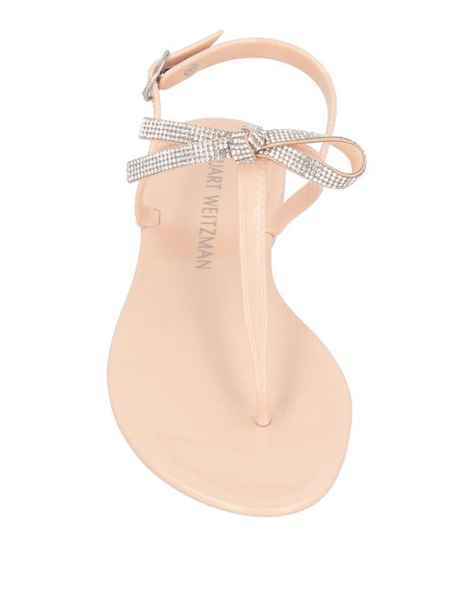 Stuart Weitzman Natural Thong Sandal