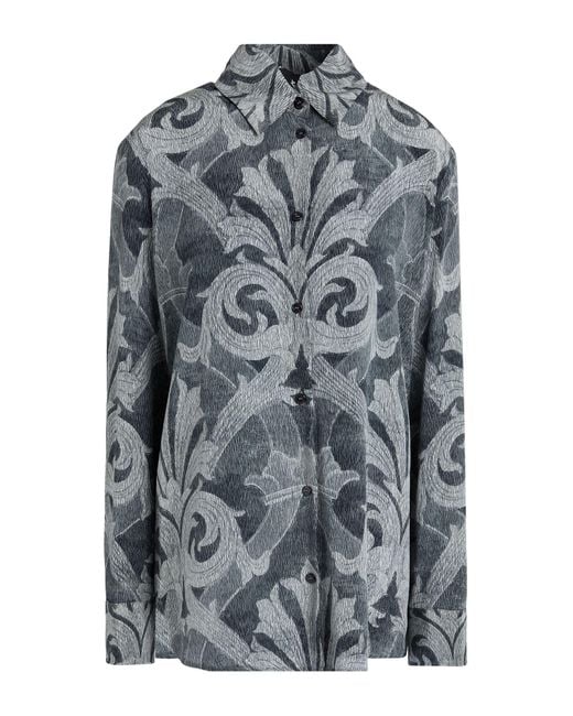 Etro Gray Hemd