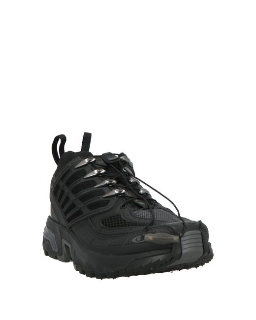 Salomon Black Sneakers Synthetic Material, Textile Fibers for men